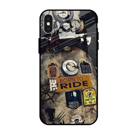 Ride Mode On iPhone X Glass Back Cover Online