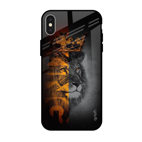 King Of Forest iPhone X Glass Back Cover Online