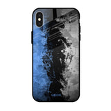 Dark Grunge iPhone X Glass Back Cover Online
