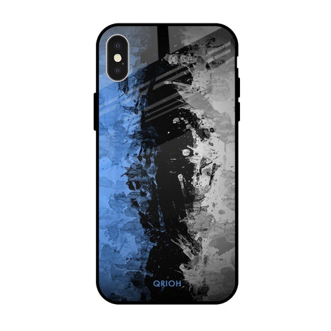 Dark Grunge iPhone X Glass Back Cover Online