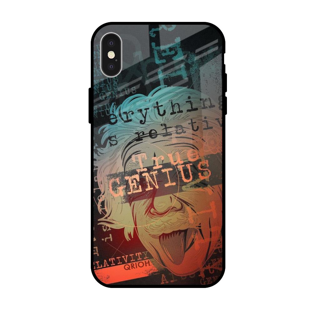 True Genius iPhone X Glass Back Cover Online