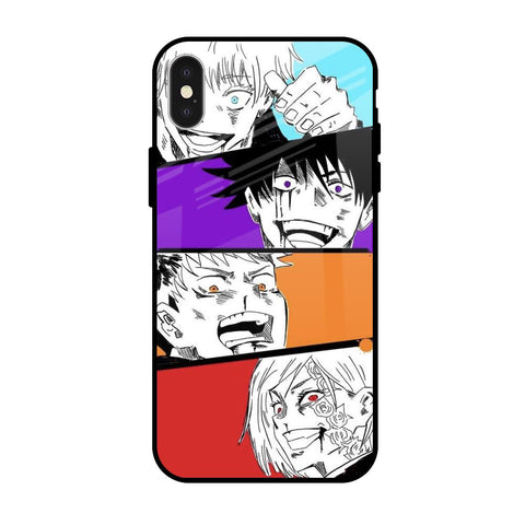 Anime Sketch iPhone X Glass Back Cover Online