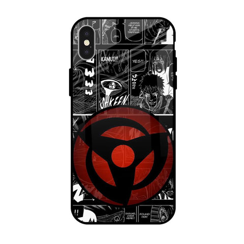 Sharingan iPhone X Glass Back Cover Online