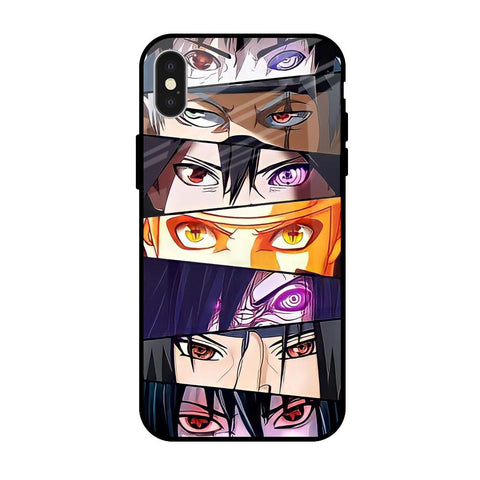 Anime Eyes iPhone X Glass Back Cover Online