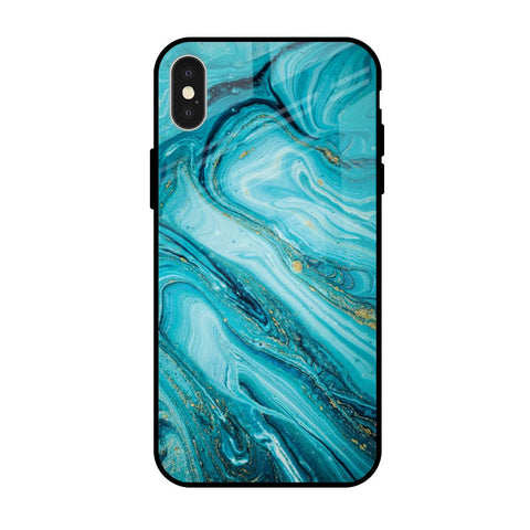 Ocean Marble iPhone X Glass Back Cover Online