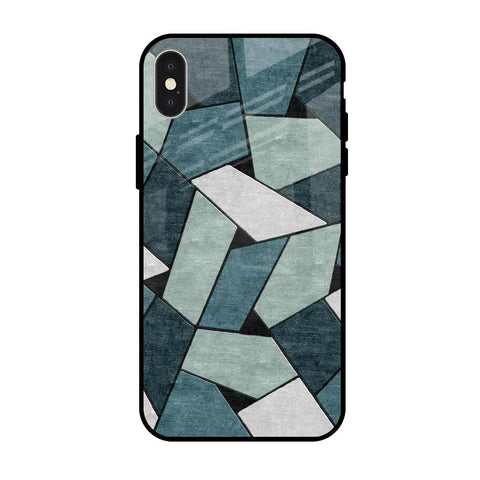 Abstact Tiles iPhone X Glass Back Cover Online