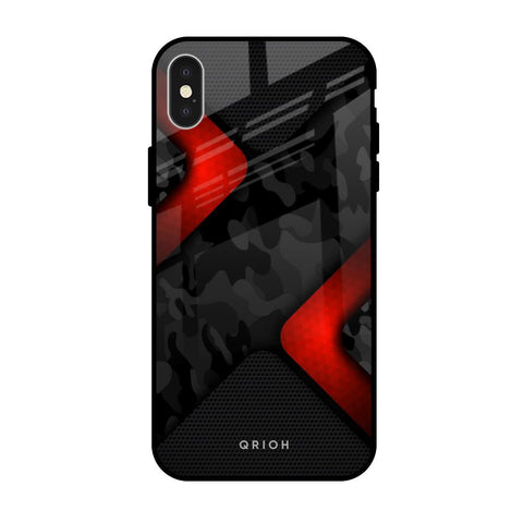 Modern Camo Abstract iPhone X Glass Back Cover Online