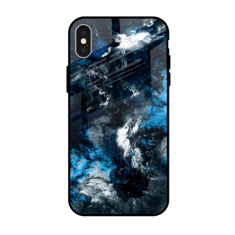 Cloudy Dust iPhone X Glass Back Cover Online