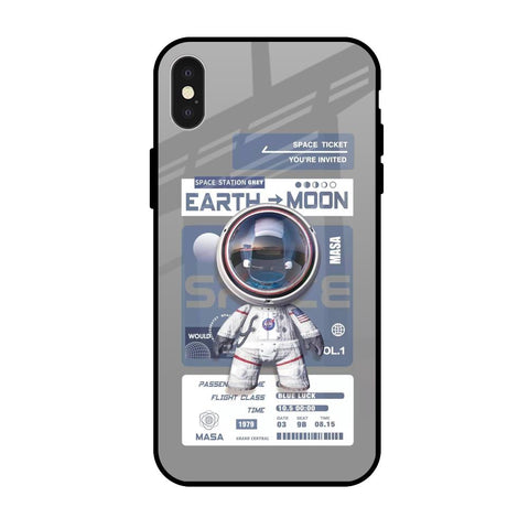 Space Flight Pass iPhone X Glass Back Cover Online