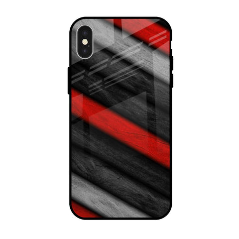 Soft Wooden Texture iPhone X Glass Back Cover Online
