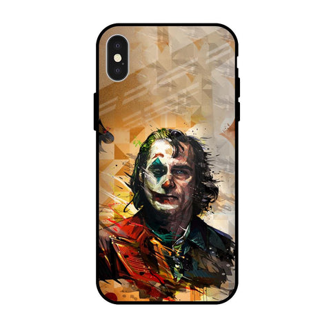 Psycho Villain iPhone X Glass Back Cover Online