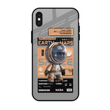 Space Ticket iPhone X Glass Back Cover Online