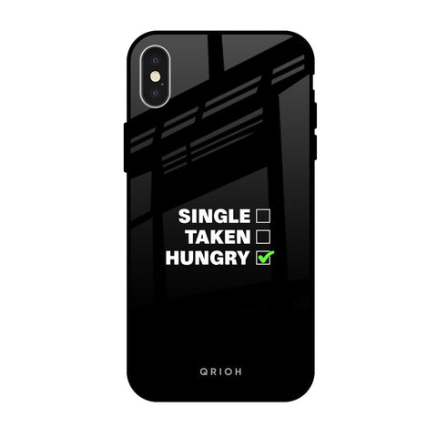 Hungry iPhone X Glass Back Cover Online