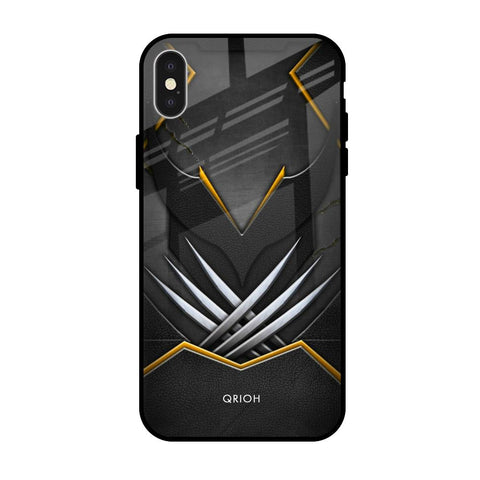 Black Warrior iPhone X Glass Back Cover Online