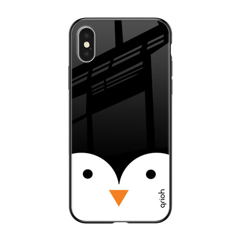 Cute Penguin iPhone X Glass Cases & Covers Online