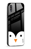 Cute Penguin Glass Case for iPhone X