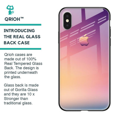 Lavender Purple Glass case for iPhone X