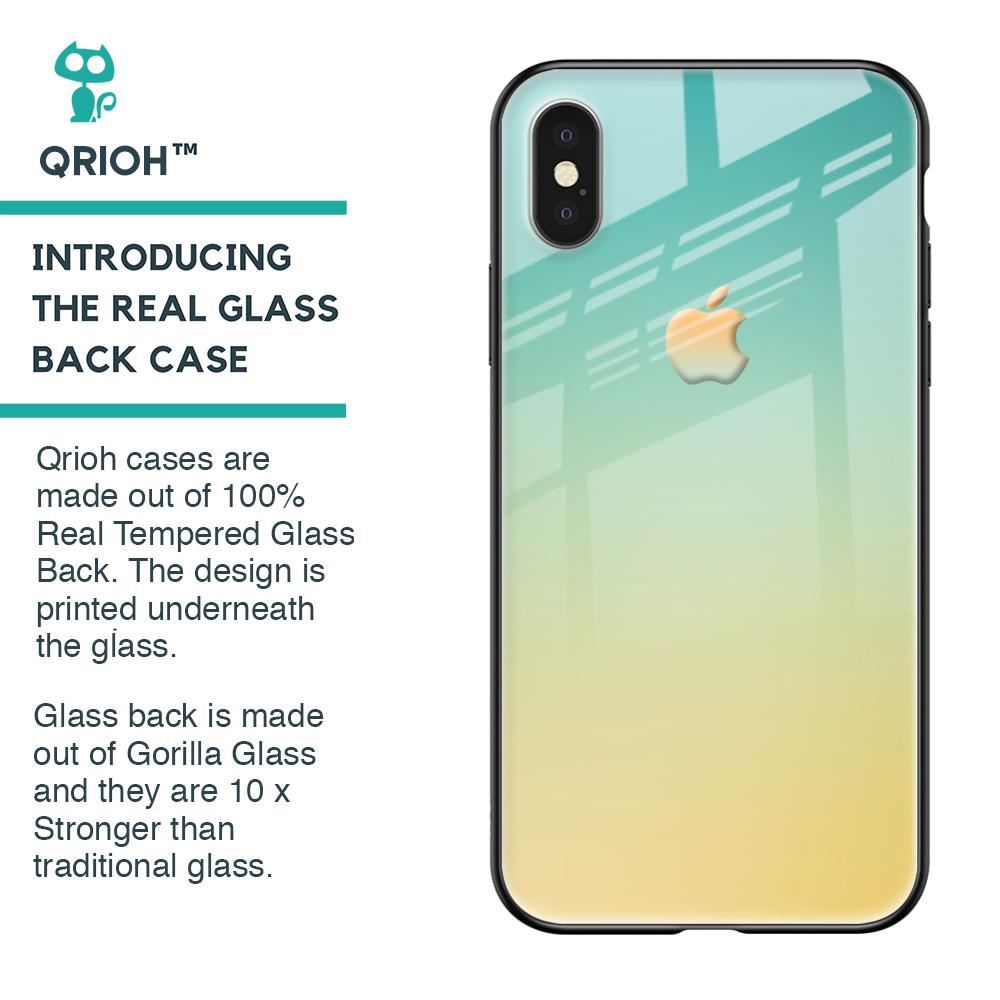 Cool Breeze Glass case for iPhone X