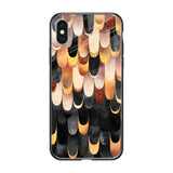 Bronze Abstract iPhone X Glass Cases & Covers Online