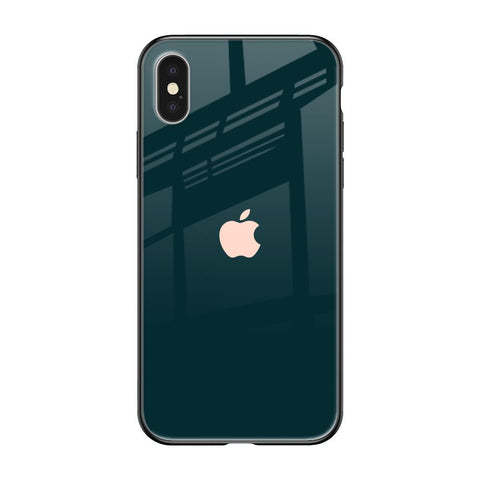 Hunter Green iPhone X Glass Cases & Covers Online