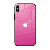 Pink Ribbon Caddy iPhone X Glass Back Cover Online