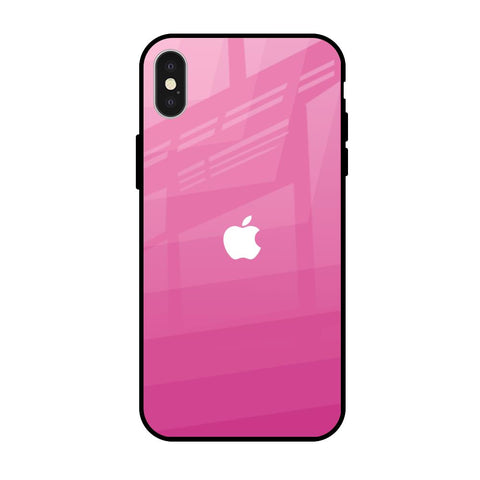 Pink Ribbon Caddy iPhone X Glass Back Cover Online