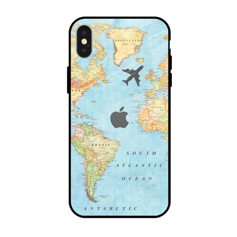 Fly Around The World iPhone X Glass Back Cover Online
