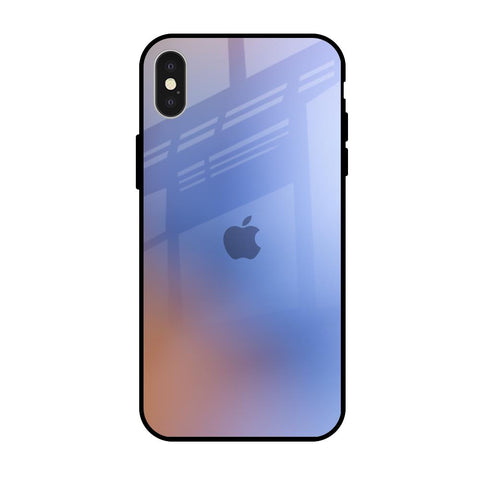 Blue Aura iPhone X Glass Back Cover Online