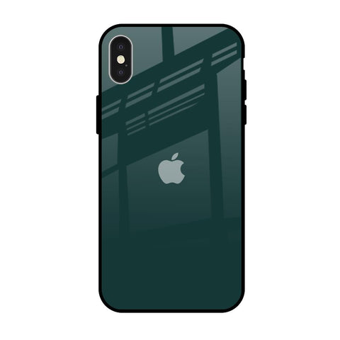Olive iPhone X Glass Back Cover Online