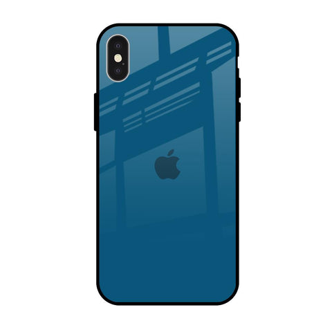 Cobalt Blue iPhone X Glass Back Cover Online
