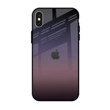 Grey Ombre iPhone X Glass Back Cover Online