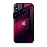 Razor Black iPhone X Glass Back Cover Online
