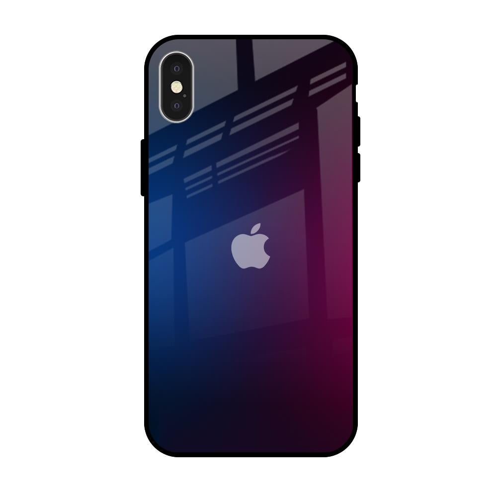 Mix Gradient Shade iPhone X Glass Back Cover Online