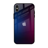 Mix Gradient Shade iPhone X Glass Back Cover Online