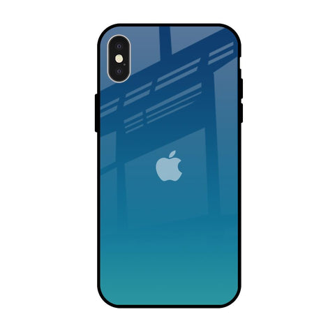 Celestial Blue iPhone X Glass Back Cover Online