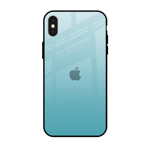 Arctic Blue iPhone X Glass Back Cover Online