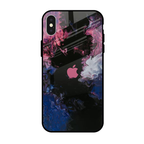 Smudge Brush iPhone X Glass Back Cover Online