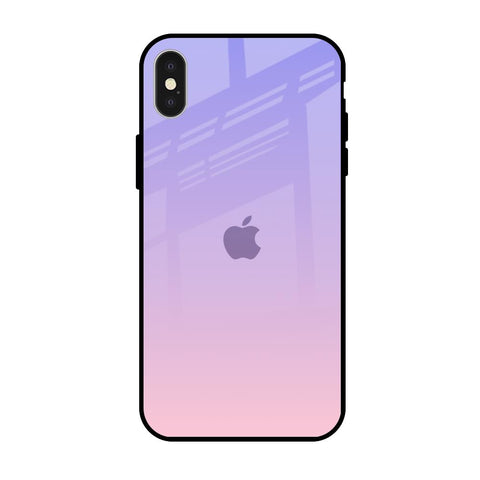 Lavender Gradient iPhone X Glass Back Cover Online