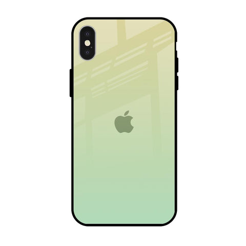 Mint Green Gradient iPhone X Glass Back Cover Online