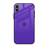 Amethyst Purple iPhone X Glass Back Cover Online