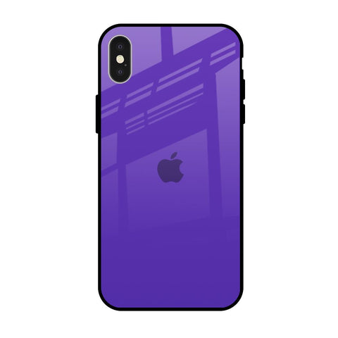 Amethyst Purple iPhone X Glass Back Cover Online