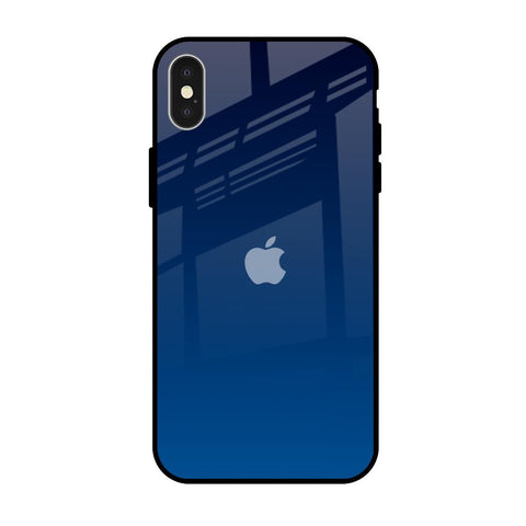 Very Blue iPhone X Glass Back Cover Online