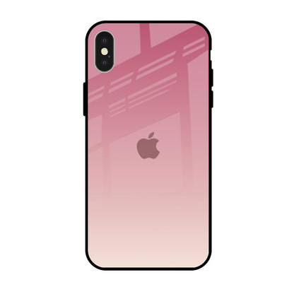 Blooming Pink iPhone X Glass Back Cover Online