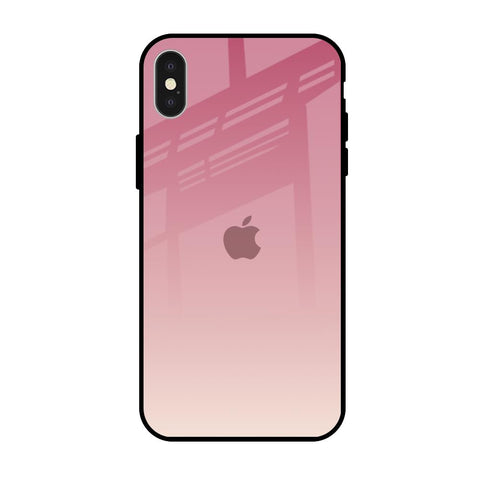 Blooming Pink iPhone X Glass Back Cover Online