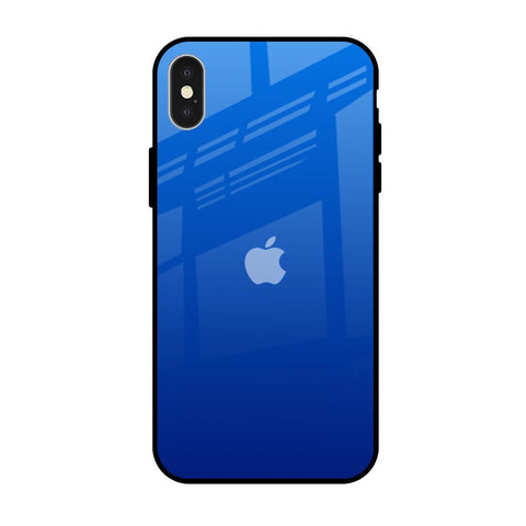 Egyptian Blue iPhone X Glass Back Cover Online