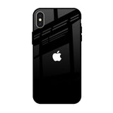 Jet Black iPhone X Glass Back Cover Online