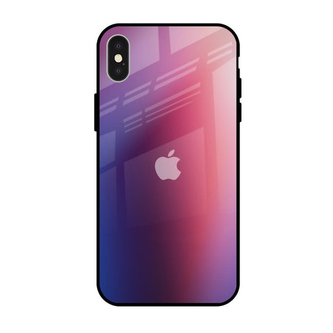 Multi Shaded Gradient iPhone X Glass Back Cover Online