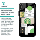 Coffee Latte Glass Case for iPhone X