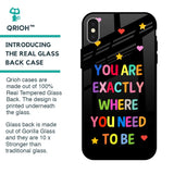 Magical Words Glass Case for iPhone X