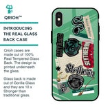 Slytherin Glass Case for iPhone X